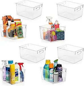 ClearSpace Clear Plastic Storage Bins – Pantry Organizers & Storage Containers
