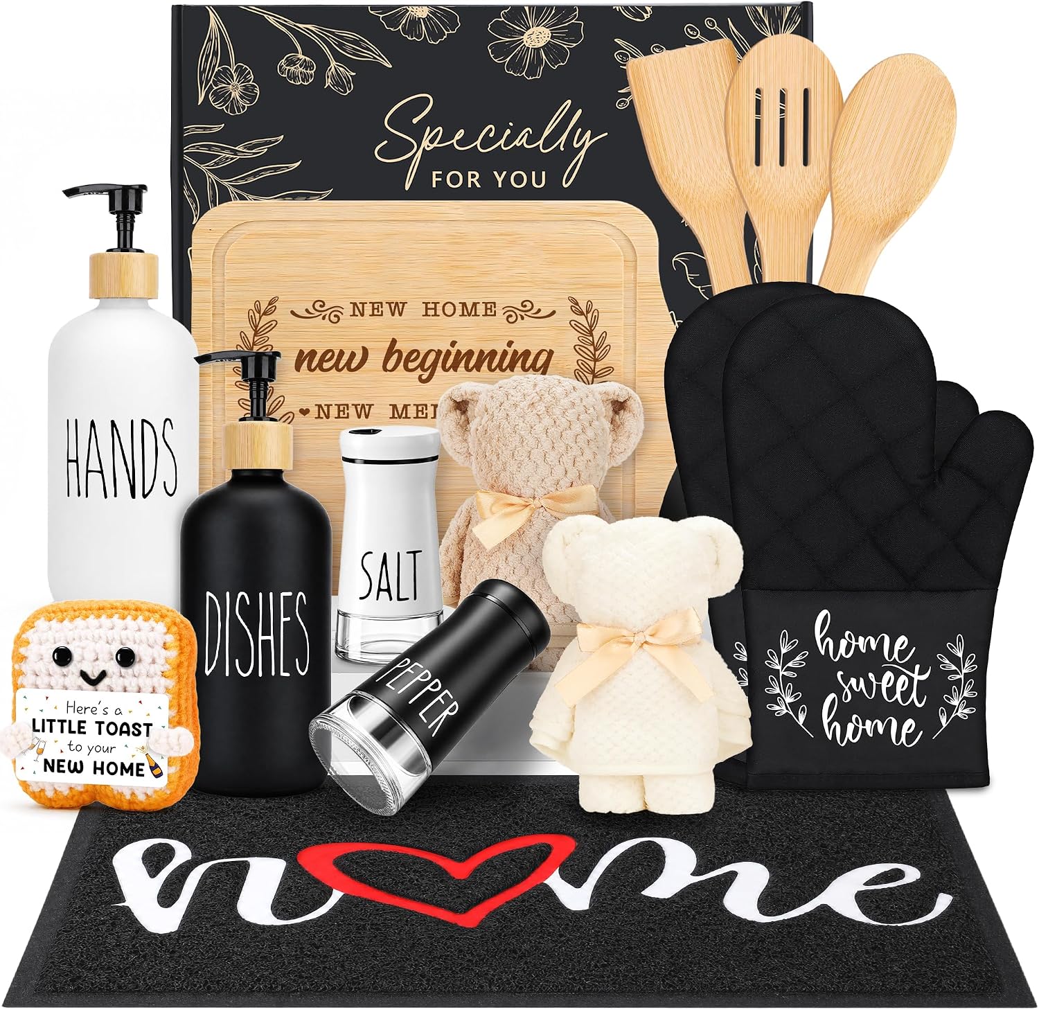 House Warming Gifts New Home Gift Ideas Cozy Housewarming Gift New Apartment Best Closing Gifts for Home Buyers Welcome House Presents Basket for Homeowner Women Men Couple Cool First Homes Must Haves