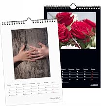 Premium Craft Calendar 2021, A4 Photo Calendar for Your Own Photos, Creative Calendar to Design Yourself