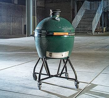 Amazon.com: Big Green Egg XL intEGGrated Rolling Nest + Handler