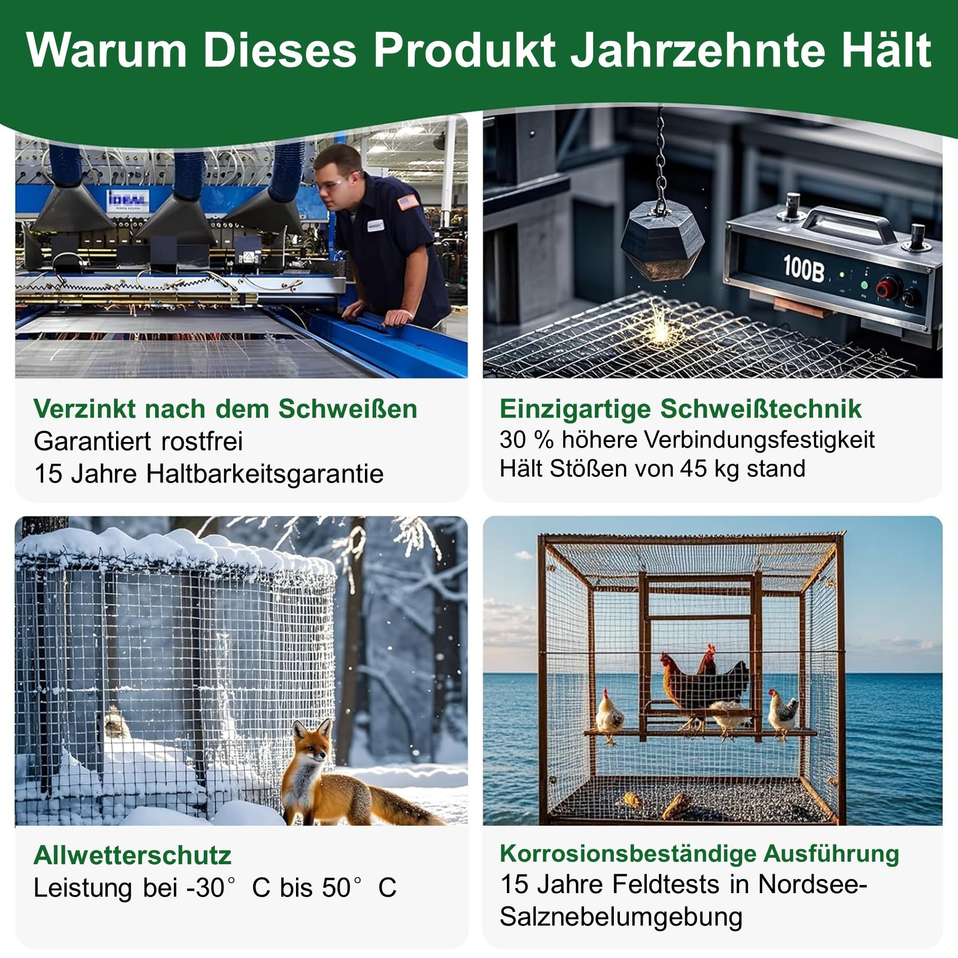 Amagabeli 1,0 X 25 Meter Hasendraht 100cm Volierendraht 12,7 mm Maschenweite Maulwurfgitter Wühlmausgitter Für Hochbeet Zaun Hühnerdraht Maschendrahtzaun Kaninchendraht Drahtgitter Feuerverzinkt