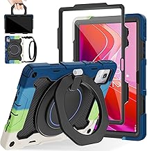 ROISKIN Case for Lenovo Tab M11 / K11 (TB-330FU/TB-330XU) 11 inch Drop-Proof Protection Cover with 360° Rotate Stand & Handle & Screen Protector & Shoulder Strap & Kids Friendly