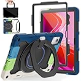 ROISKIN Case for Lenovo Tab M11 / K11 (TB-330FU/TB-330XU) 11 inch Drop-Proof Protection Cover with 360° Rotate Stand & Handle & Screen Protector & Shoulder Strap & Kids Friendly