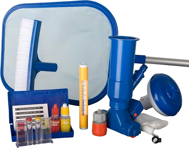 Gre 08050 - Kit Limpiafondos para Piscinas Autoportantes o Desmontables. Limpiafondos para el Fondo de Piscinas Pequeñas