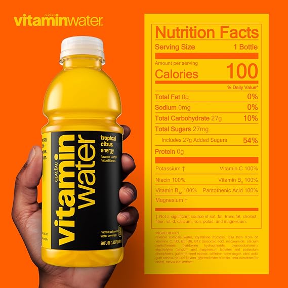 Vitaminwater, Energy Water, 20 Fl Oz