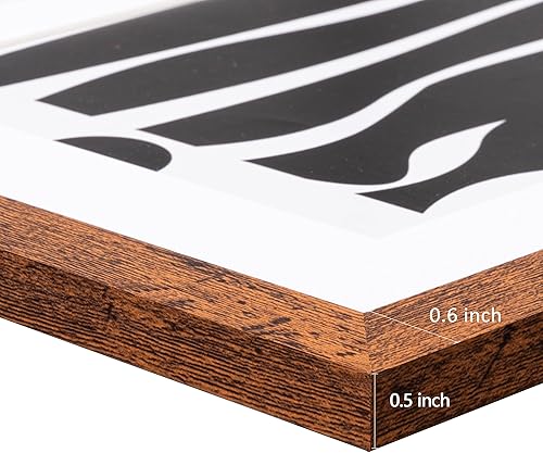 Vista 5 de eletecpro Juego de 10 marcos de fotos de 8 x 10 pulgadas, collage de fotos, decoración de pared, fotos de 5 x 7 con paspartú o de 8 x 10 pulgadas