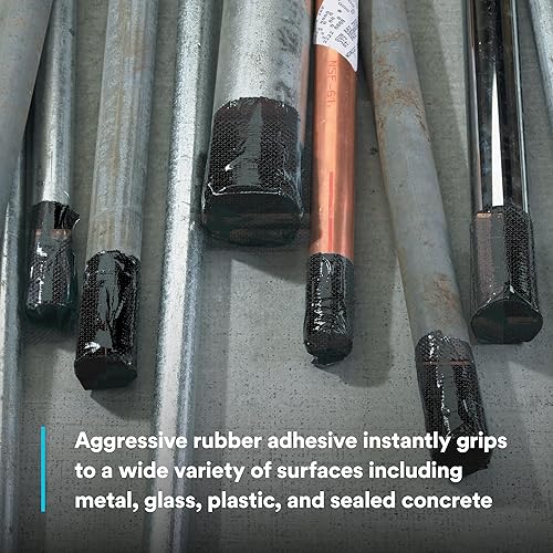 Miniatura 6 de 3M Cinta adhesiva Super Duty DT17, negra, ultra gruesa, resistente al desgaste, 17 mil, 1.890 in x 105.0 ft, 1 rollo