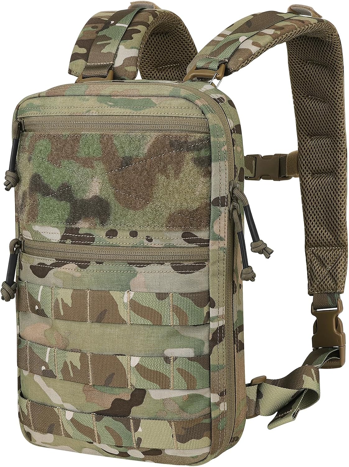 PETAC GEAR Tactical Molle Hydration Pack for 1.5L - Lightweight Water Reservoir Bag for Molle Vest Backpack, for Hiking, Hunting