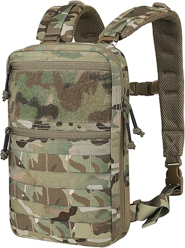 PETAC GEAR Mochila táctica de hidratación Molle para 1.5L - Bolsa de depósito de agua ligera para mochila Molle Vest para senderismo, caza