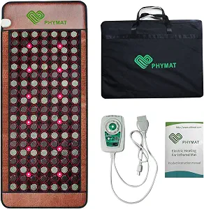 PHYMAT Jade Tourmaline Far Infrared Heating Mat, 67x27in