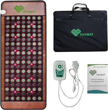 PHYMAT Jade Tourmaline Far Infrared Heating Mat, 67x27in