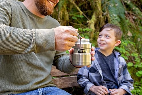 Miniatura 9 de THERMOS Stainless King Tarro de alimentos aislado al vacío con cuchara, 16 onzas, verde militar