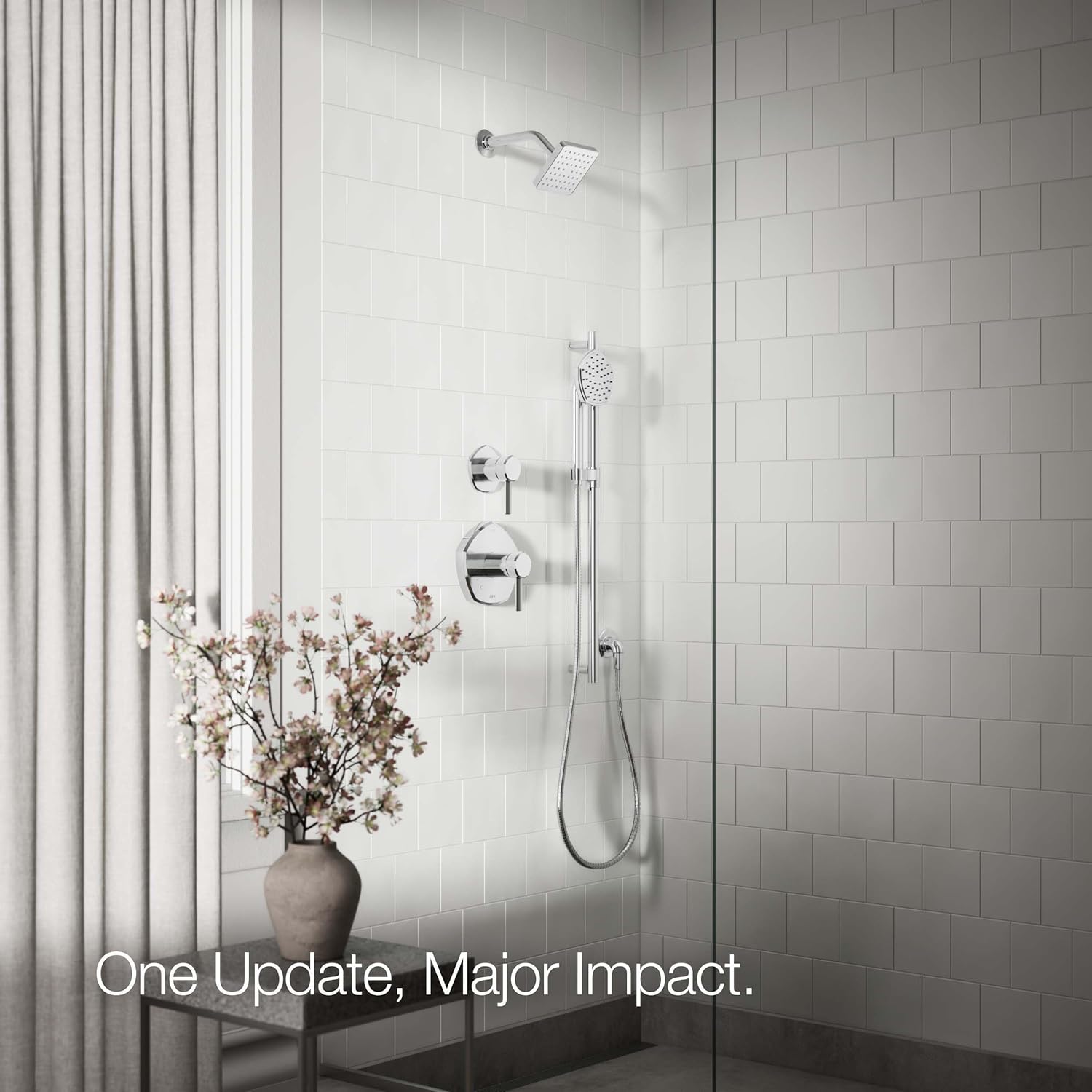 Venza Single-function Showerhead, 1.5 Gpm
