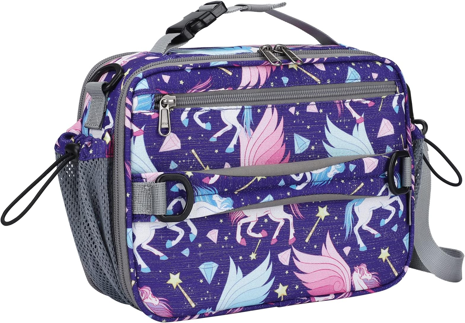 Maelstrom Expandable Insulated Lunch Box for Kids, Lightweight Reusable Lunch Tote Bag KB02-MSLB02-3