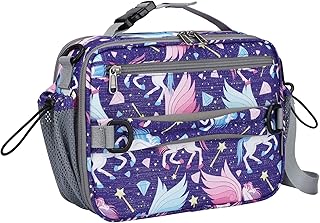 Maelstrom Lunch Box Kids,Expandable Kids Lunch Box,Insulated Lunch Bag for Kids,Reusable Lunch Tote Bag for Boy/Girl,9L,Horse (KB02-MSLB02-3)