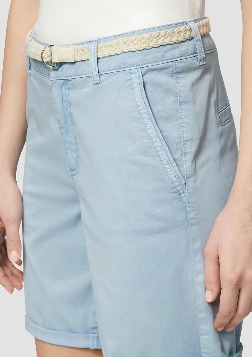 s.Oliver 2161341 - Chino bermudy z paskiem Kobiety