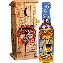 Premium Gourmet Blaster Hot Sauce Bottle with Outhouse Box - Ultimate Habanero Hot Sauce Gift Set - Perfect for Christmas Gifts for Spicy Food Lovers - Try if you dare!