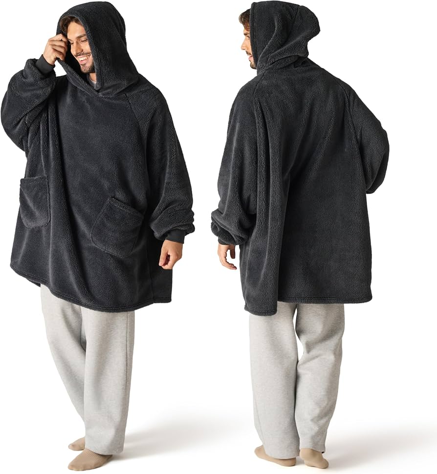 Amazon.com: Bedsure Blanket Hoodie, Wearable Blanket Hoodie as