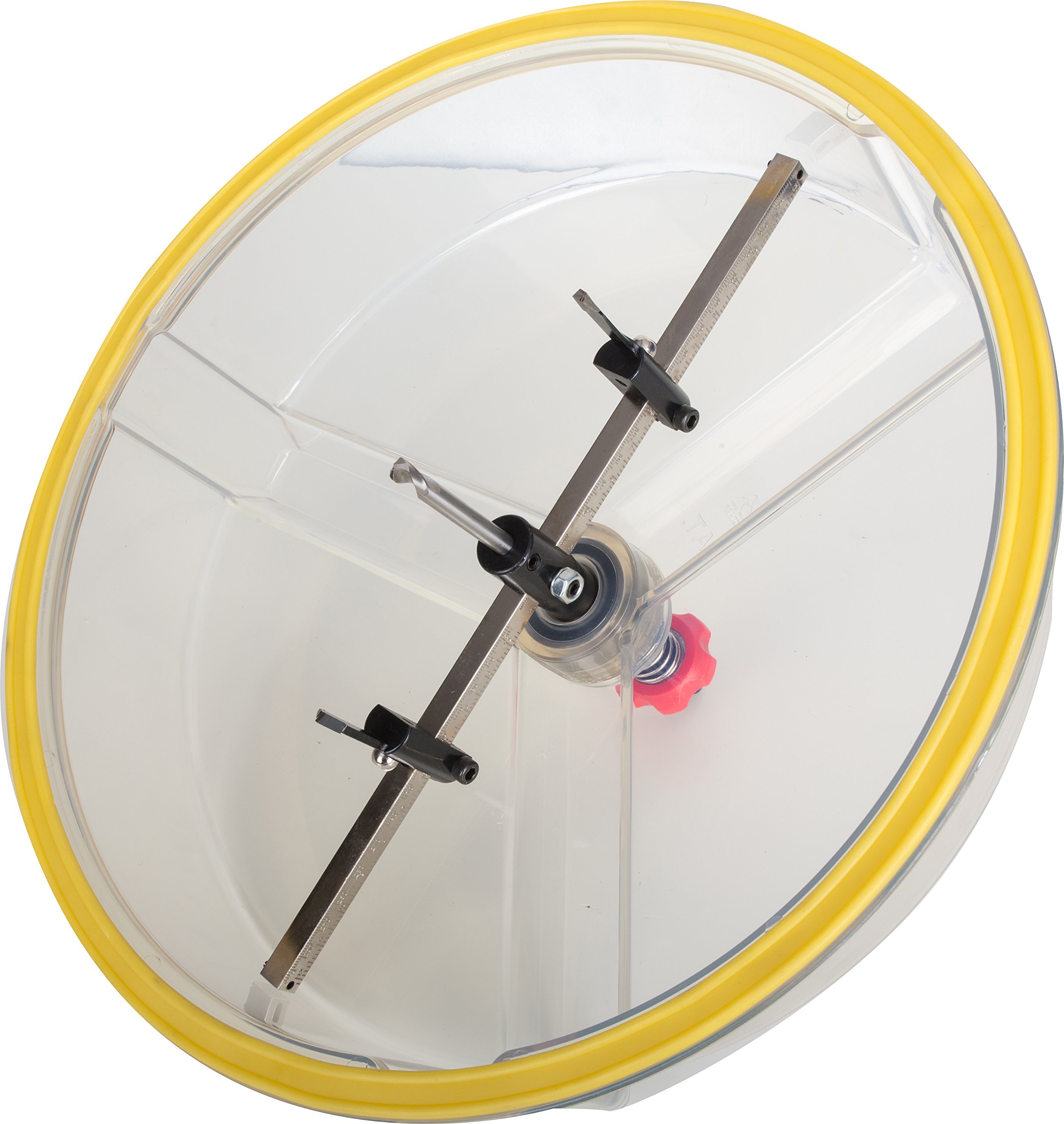 PAFFRATH 0100250 - Punzonatrice A Ponte Per Cuoio E Materiali Morbidi, Forma A Secondo Norma DIN 7200, Diametro Foro 25 Mm, Colore Rosso