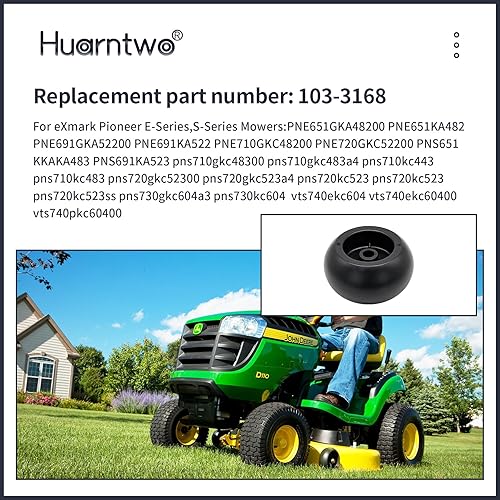 Miniatura 6 de Kit de hardware de rueda de cubierta de repuesto para Exmark Toro Kubota 103-3168 103-4051 1-603299