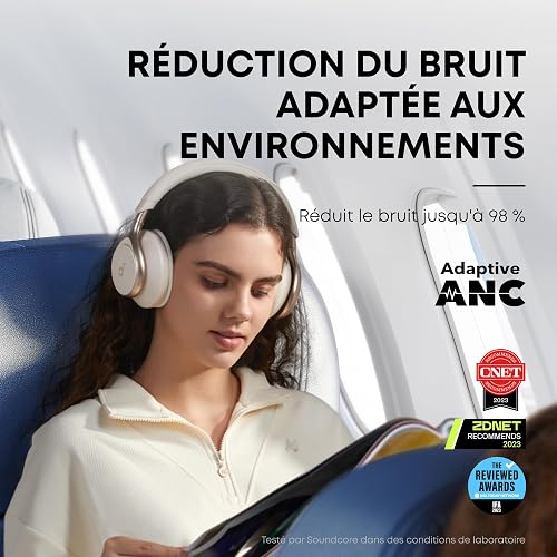 Soundcore par Anker Space One Casque Bluetooth sans Fil - 3