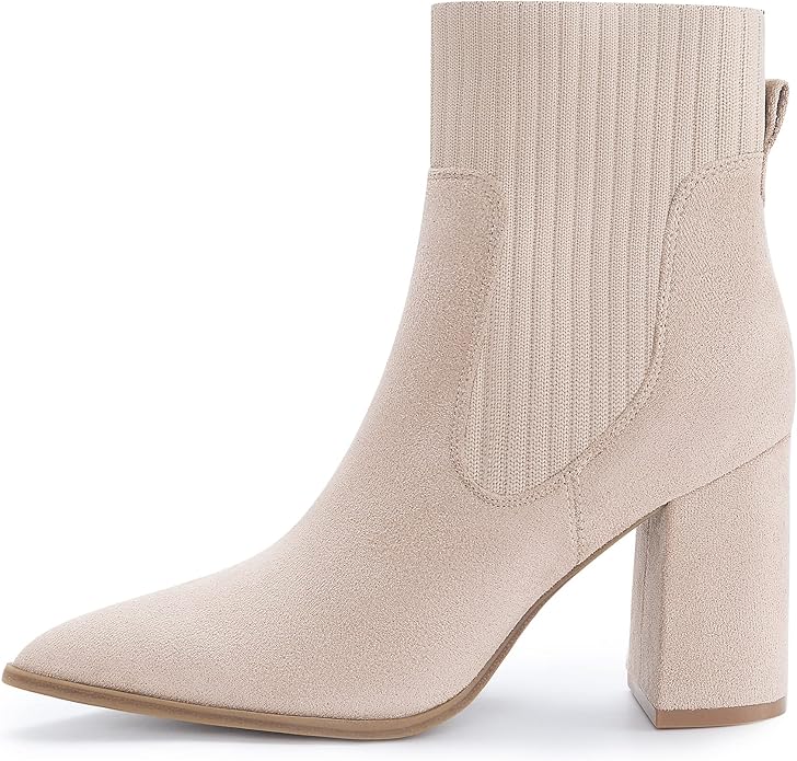 Athlefit Womens Pointed Elastic Booties