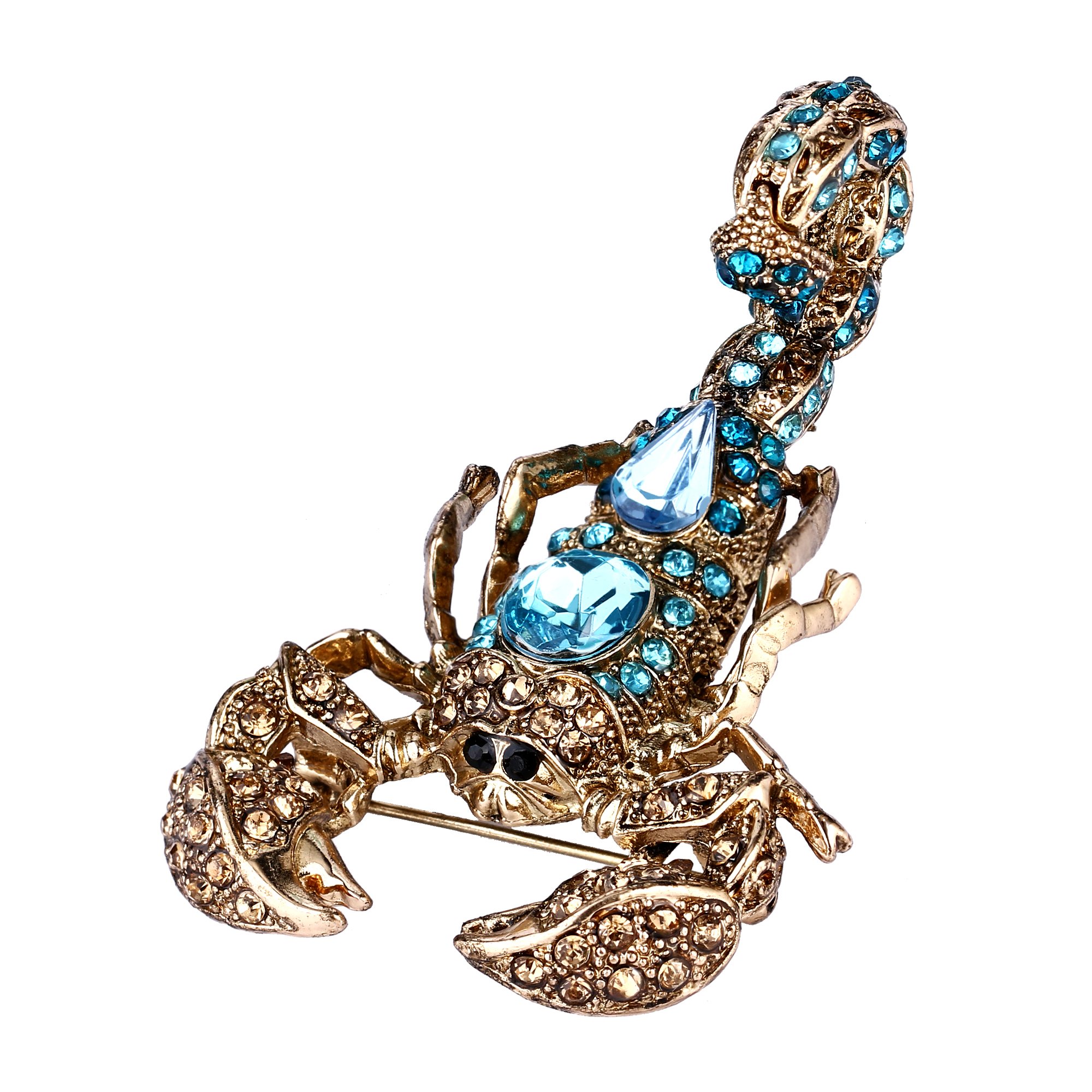EVER FAITH Scorpion Brooch