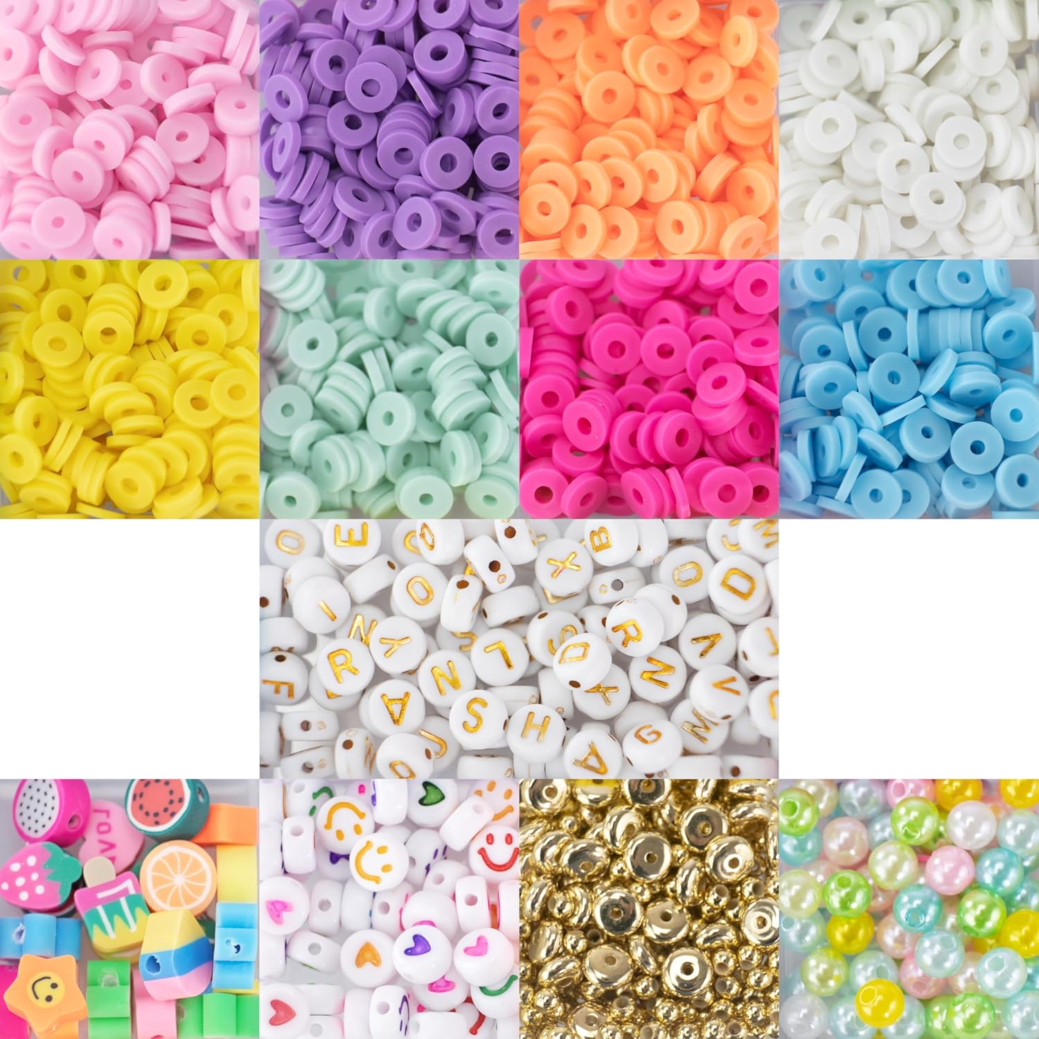 Nice Group - Pop Beads Set for Making Bracelets and Necklaces, Multicoloured, 500, 87042