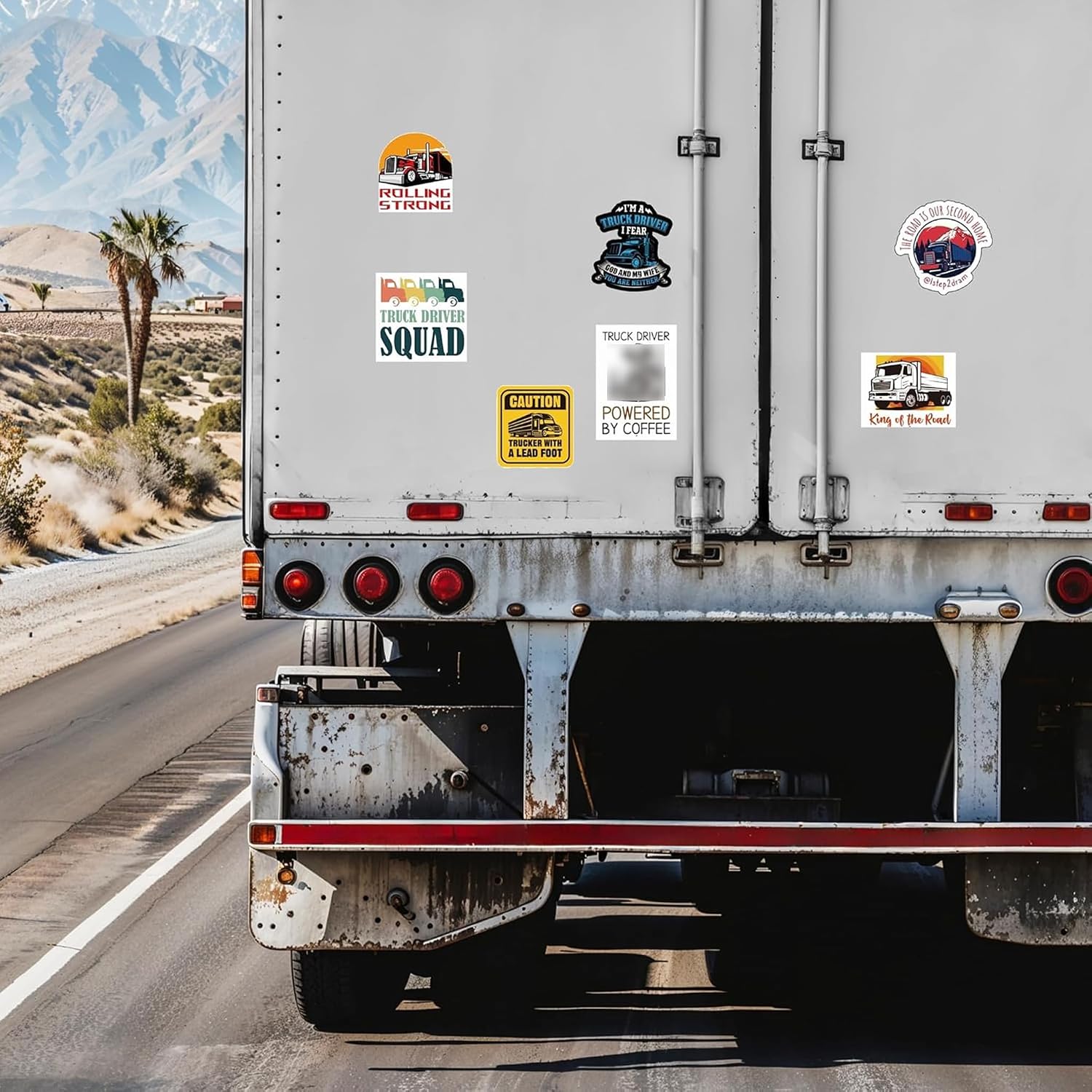 50pcs Unique Trucker Stickers for Drivers image 4