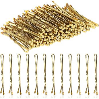 Pack of 100 Mini Hair Pins 3.5 cm Bobby Pins Small Hair Clips Hair Pins Hair Accessories Women's Wavy Metal Hair Clip for Women Girls Children Buns Long Smooth