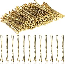 Pack of 100 Mini Hair Pins, 3.5 cm Bobby Pins, Small Hair Clips, Hair Pins, Hair Accessories, Women's Wavy Metal Hair Clip for Women, Girls, Children, Buns, Long, Smooth