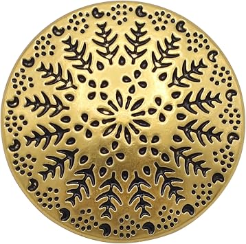 12 Pieces Metal Blazer Buttons Set, 23mm Gold Buttons for Blazers, Suits, Coats, Jackets