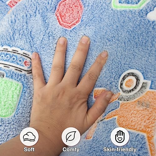 Vista 50 de A Nice Night Star Moon - Almohada de lectura de felpa que brilla en la oscuridad, respaldo de cuña para niños con brazos y apoyo para la espalda Gris