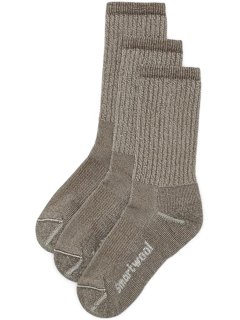 Taupe Smartwool Hike Classic Edition Light Cushion Crew Socks 3-Pack