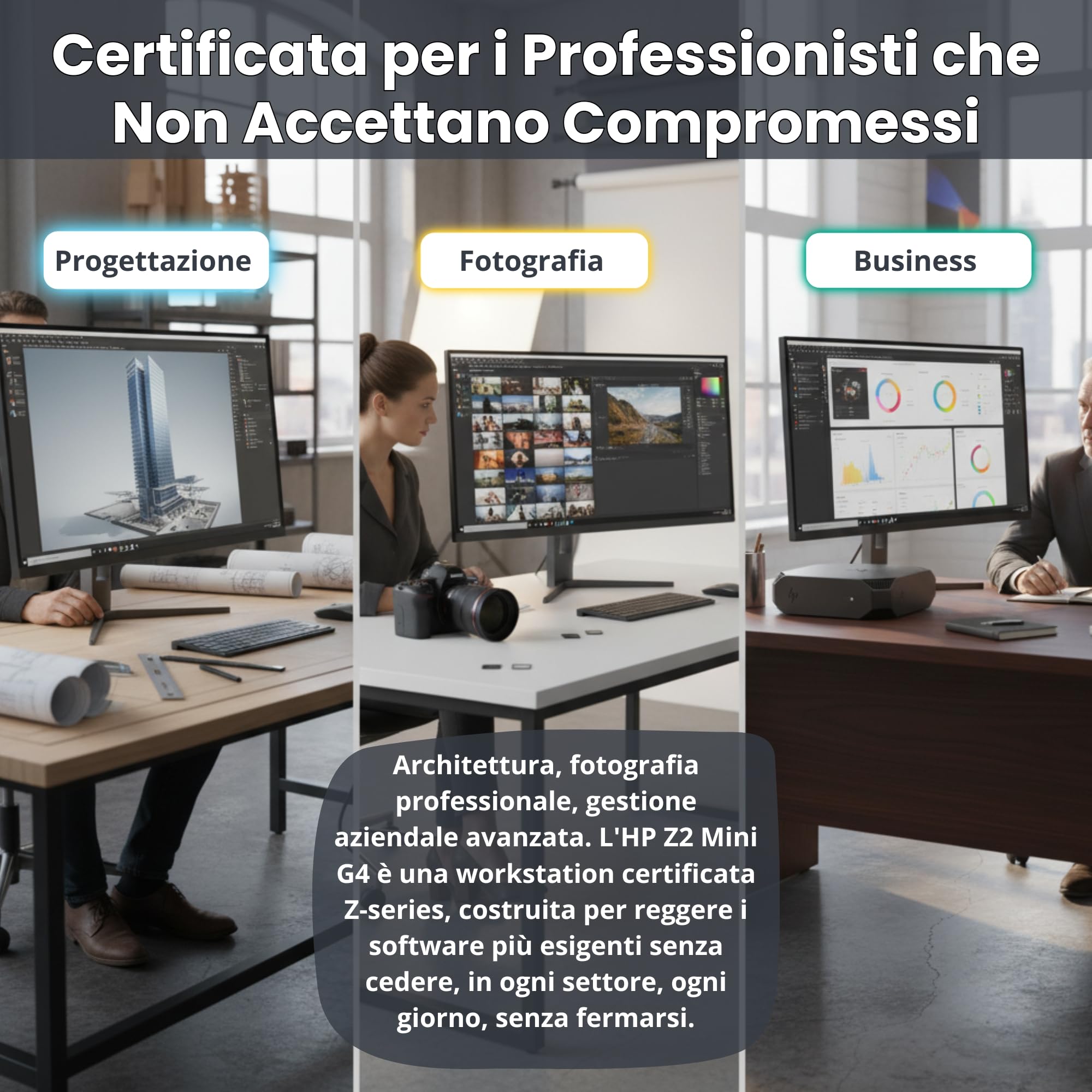 HP Z2 Mini G4 Workstation Mini PC Professionale Certificata ISV | Intel Core i9-9900 9a Gen 8 Core 16 Thread 5.0GHz | 32GB DDR4 | SSD NVMe 512GB | Win 11 Pro | Ricondizionato | Garanzia 36 Mesi