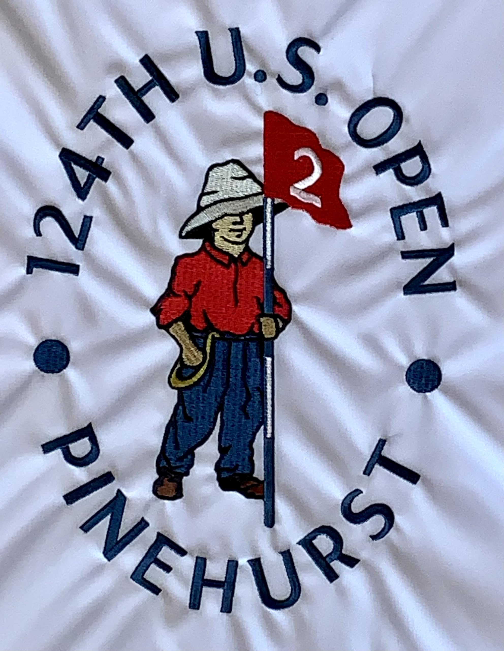 Amazon.com: 2024 US Open Flag Pinehurst golf embroidered Bryson