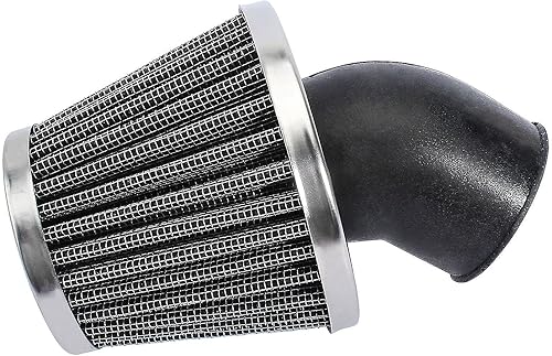 Miniatura 8 de Filtro de 1.378 in en ángulo de 45 grados para 50cc - 90cc 110cc 125cc 2 tiempos 4 tiempos motor ATV Quad Scooter Gokart Pit Dirt Pocket Mini Bike