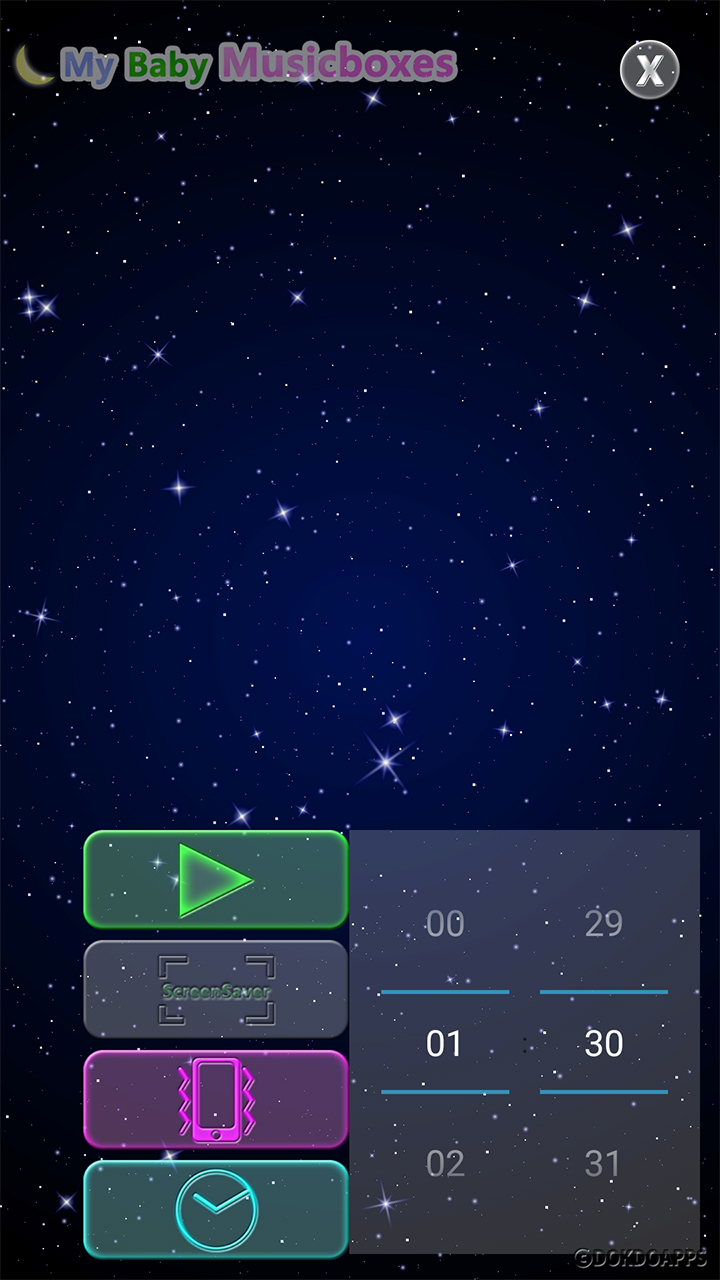 My baby Music Boxes App on Amazon Appstore