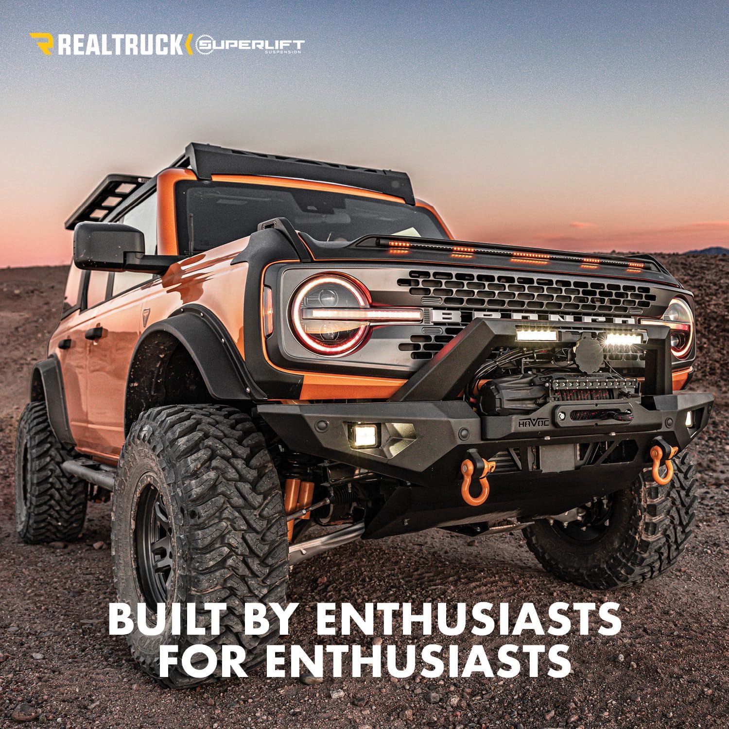 RealTruck SUPERLIFT SUSPENSION 1.5" Lift Kit for Ford Bronco Sport | Complete Lift Kit with Strut Spacers | 9750 | Fits 2021-2024 Ford Bronco Sport