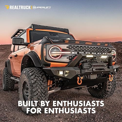 Miniatura 2 de RealTruck SUPERLIFT SUSPENSION Kit de nivelación de 2 pulgadas para Ford Bronco | Espaciadores de puntal | 9720 | Compatible con Ford Bronco