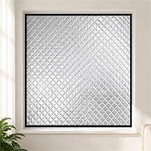 Housse thermique pour fenêtre, Fenêtre thermique anti‑froid | Couverture thermique pour fenêtre, Rideau isolant pour fenêtre hiver, Coupe-vent, Auto-adhésif, pour Salon Chambre