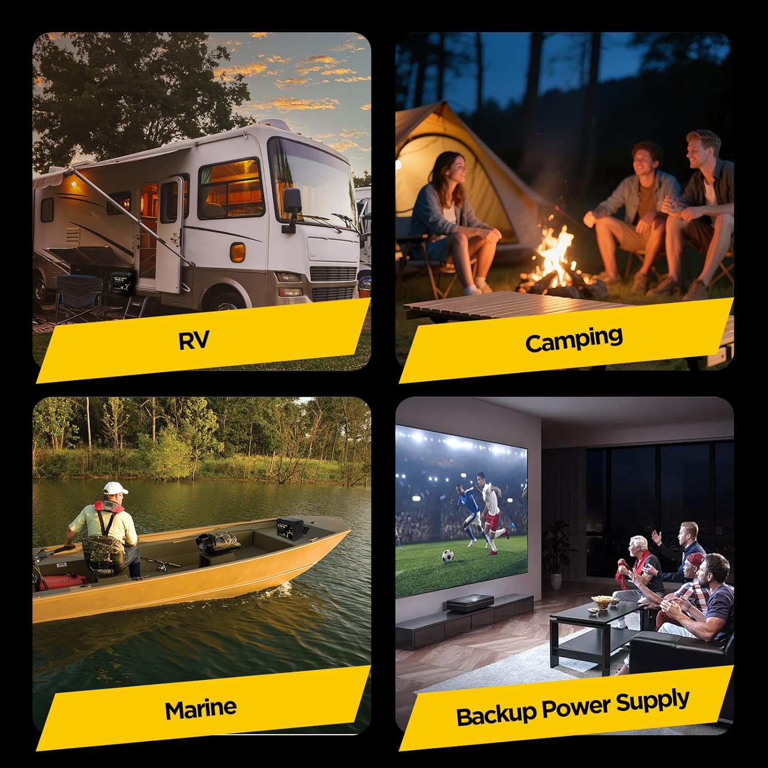 12V 320AH ​LiFePO4 Lithium Battery with Bluetooth App, Low Temp Protection, 4096WH, 200A BMS Up to 8000 Deep Cycle for Off-Grid, RV, Trolling Motor, Solar Power System, HomeBackup