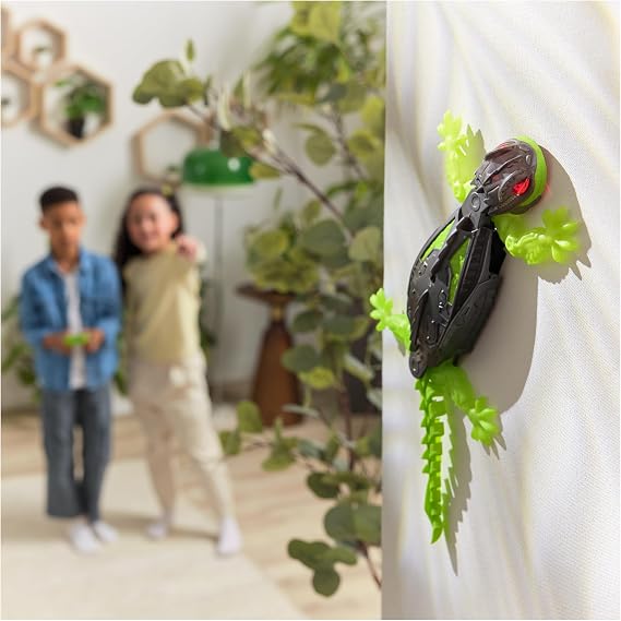 HEX BOTS - WALLCRAWLER Gecko: Lagarto GECO Duvar Tırmanıcısı - Şarj Edilebilir Uzaktan Kumanda Robotu - 6070281-4 Yıl Hediye + Çocuk Oyuncakları 4 Yaş +