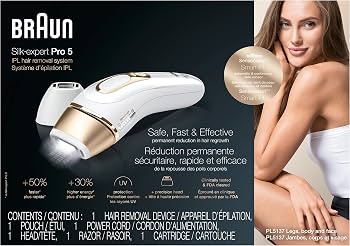 Amazon.com: Braun IPL, Silk·Expert Pro 5, IPL Hair Removal for