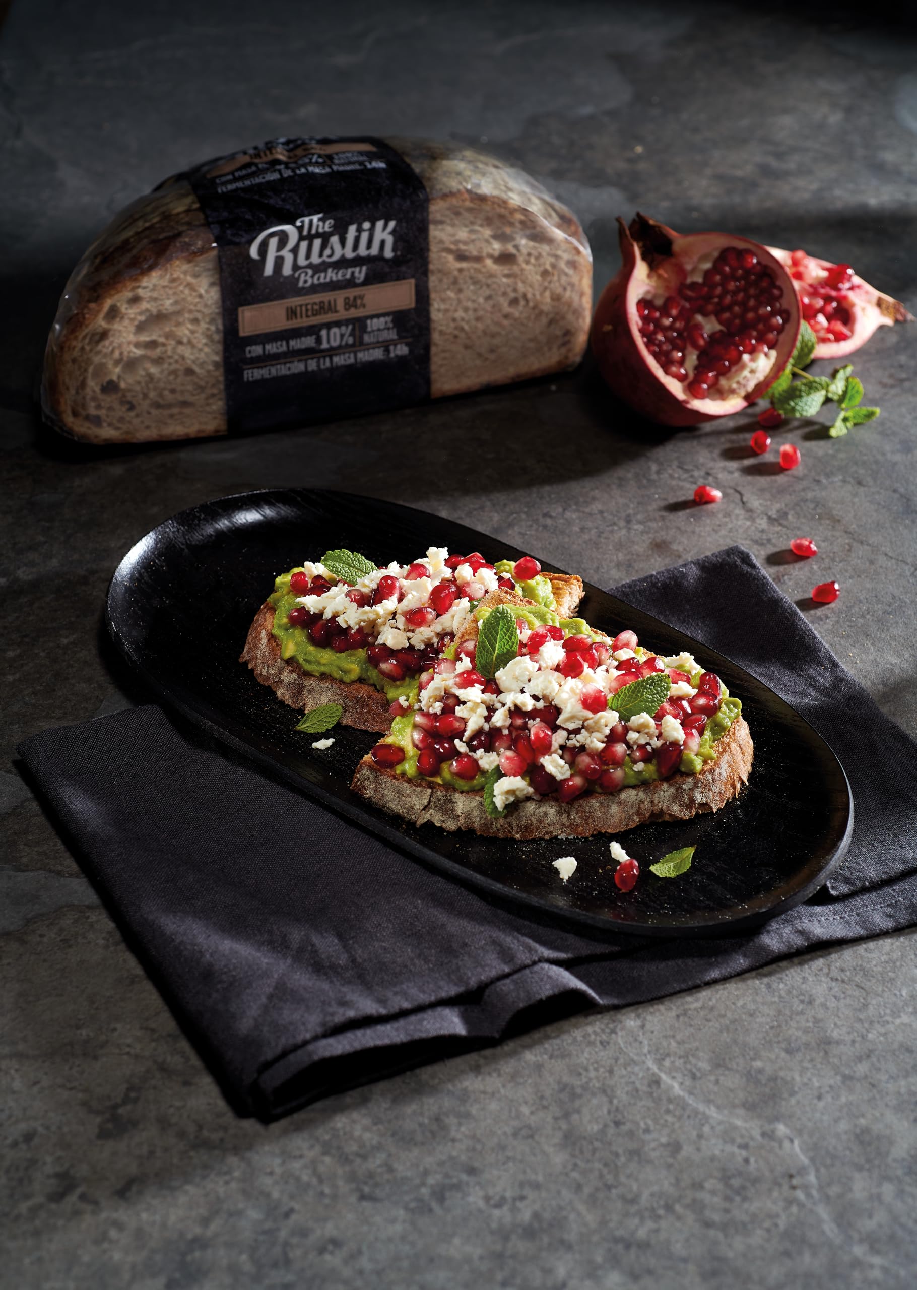 The Rustik Bakery - Semi hogaza integral, 400 g