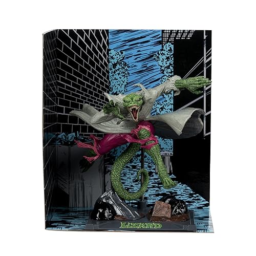 McFarlane Toys- Marvel The Lizard 1:10th Scale Collectible with Scene (Spider-Man #2)
