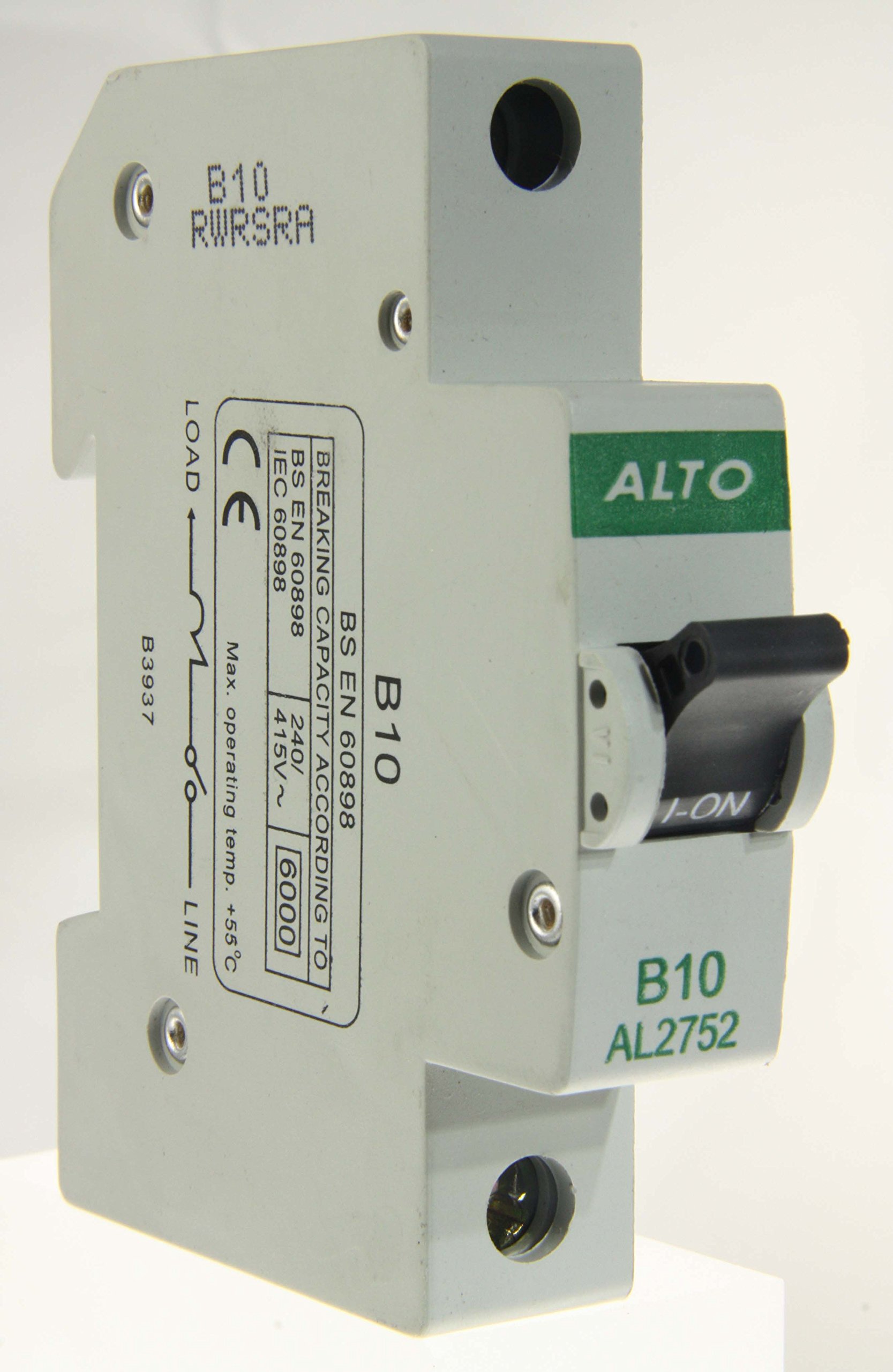 Alto AL2752-10a Type B Single Pole MCB