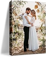 CaraNonna Custom Framed Canvas Prints 11x14 - Personalized Photo Wall Art, Made in USA, Ships Next Day for Home Decor Gifts