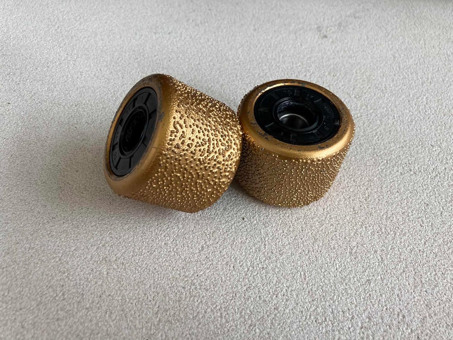 5 Inch Vacuum Brazed Sandblast fiish Bush Hammer Plate For Marble Concrete Grinding (Fine Finish)