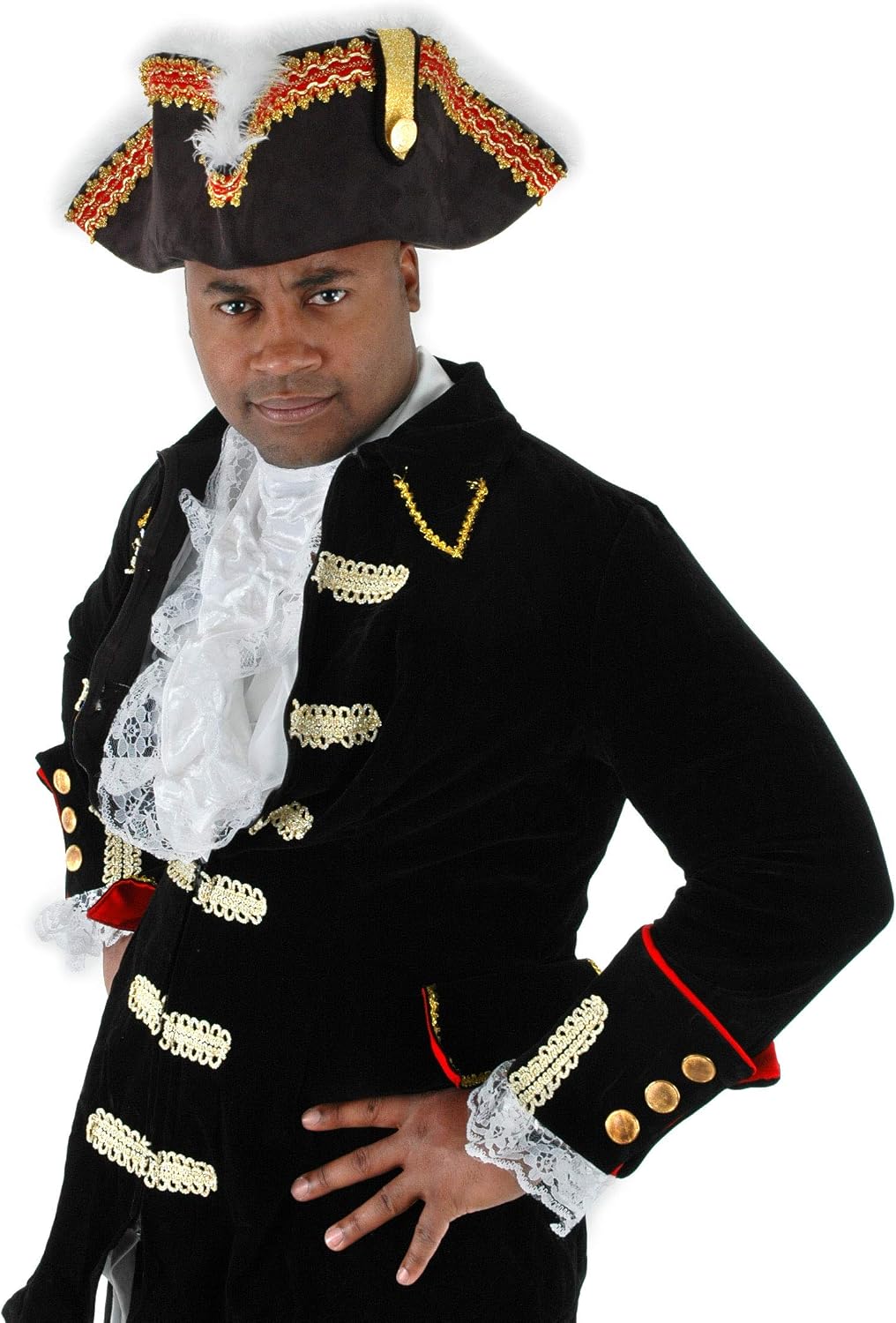 Amazon.com: Tricorn Admiral Pirate Hat 